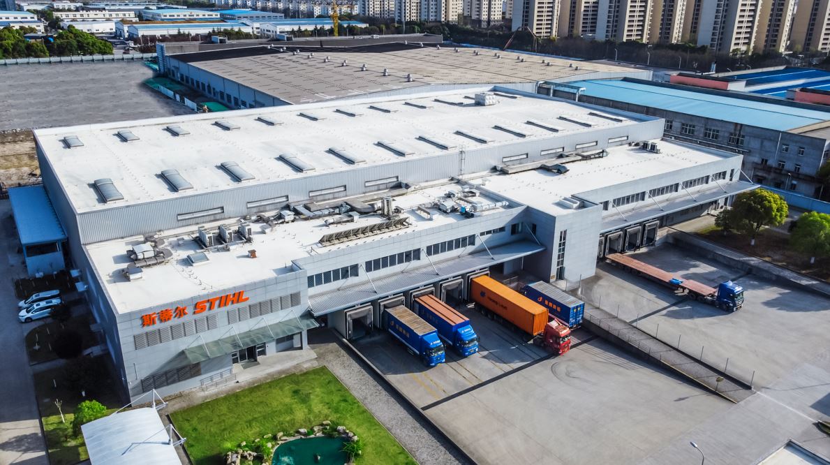 La costruzione dell'azienda dal punto di vista degli uccelli, STIHL a Taicang